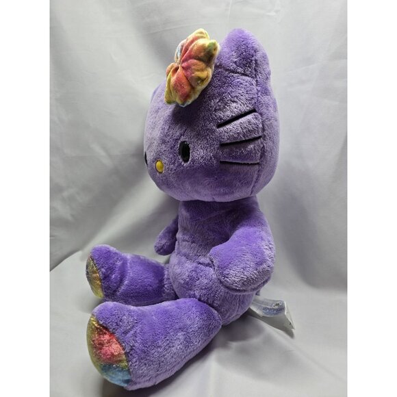 Build-A Bear 2012 Tie Dye Sanrio Purple Love Hello With Bow Limited Edition - Picture 9 of 15